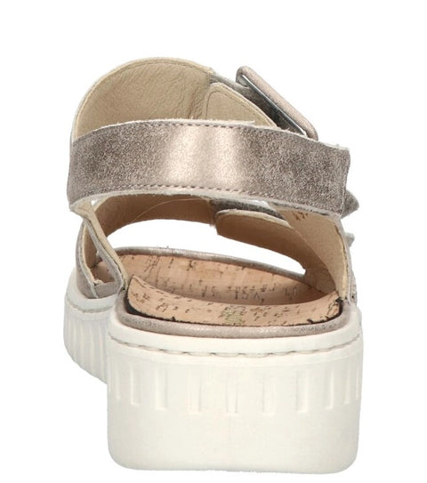 Waldlaufer 955004 131 070 Eclis Stein H-Willow Womens H Fitting Touch Fastening Sandals