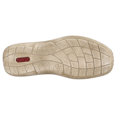 Rieker 03078-25 Brown Mens Closed Toe Leather Touch Fastening Sandals