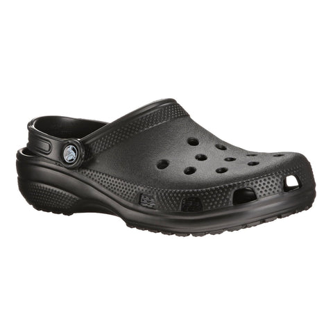 Crocs Classic Clog Black Kids Boys Girls Croslite Casual Comfy Lightweight Beach Slip On Shoes