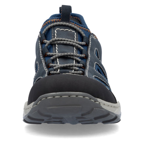 Rieker 08078-14 Blue Mens Ready2Go Lightweight Breathable Slip On Shoes