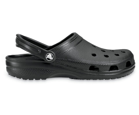 Crocs Classic Clog Black Kids Boys Girls Croslite Casual Comfy Lightweight Beach Slip On Shoes