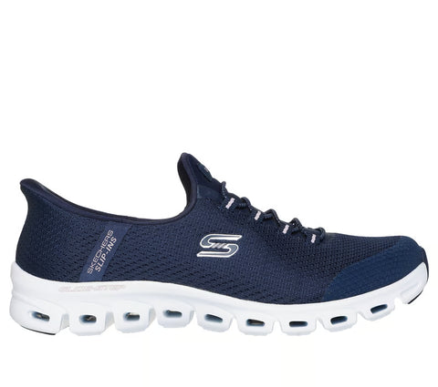 Skechers Slip - Ins 104547/NVY Navy Glide - Step - Pursuit Womens Casual Comfort Hands Free Slip On Shoes