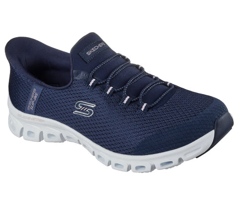 Skechers Slip - Ins 104547/NVY Navy Glide - Step - Pursuit Womens Casual Comfort Hands Free Slip On Shoes