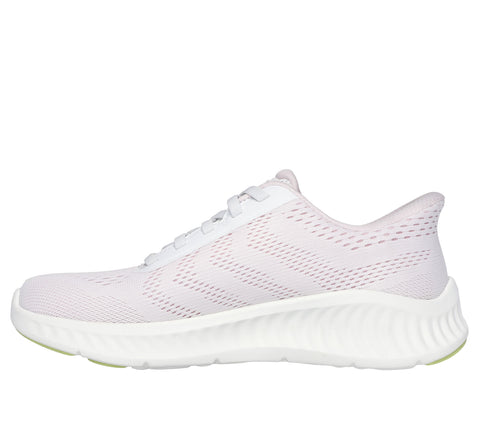 Skechers Slip-ins 125643/WPK White Pink GO WALK Now - Khloe Womens Casual Comfort Hands Free Slip On Shoes Trainers