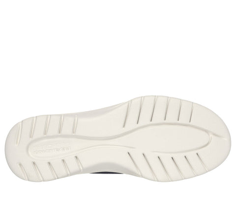 Skechers Slip - Ins 138182/NVW Navy White Womens On - The - Go Flex - Clover Hands Free Slip On Trainers Shoes