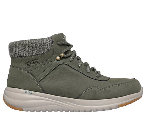 Skechers 144739/OLV Olive On-The-Go Stellar Womens Casual Comfort Boots