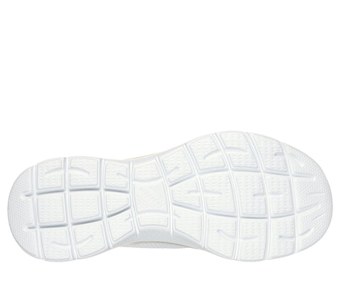 Skechers Slip - Ins 150123/WSL White Silver Summits - Diamond Dream Womens Casual Comfort Hands Free Slip On Shoes