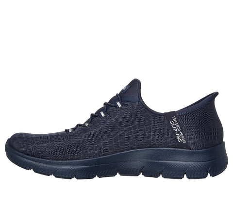 Skechers Slip - Ins 150128/DKNV Dark Navy Summits - Classy Night Womens Casual Comfort Hands Free Slip On Shoes