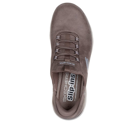 Skechers Slip-Ins 150254/BRN Brown Summits - Unknown Trail Womens Casual Comfort Hands Free Slip On Shoes Trainers