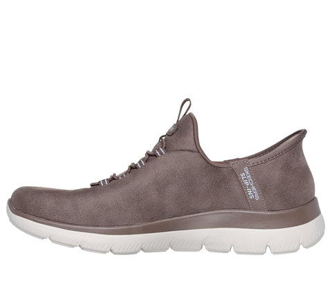 Skechers Slip-Ins 150254/BRN Brown Summits - Unknown Trail Womens Casual Comfort Hands Free Slip On Shoes Trainers