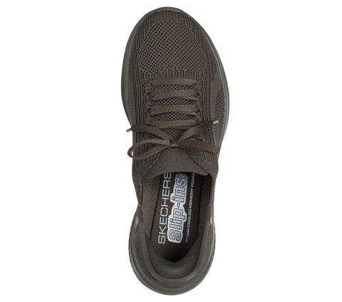 Skechers Slip - Ins 150447/OLV Olive Ultra Flex 3.0 - Pure Color Womens Casual Comfort Hands Free Slip On Shoes