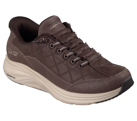 Skechers Slip - Ins 150507/CHOC Contour Foam Natural Ease Womens Casual Comfort Hands Free Slip On Shoes
