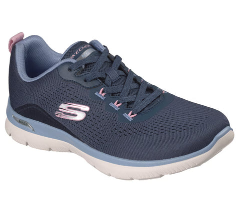 Skechers 150754/NVLB Navy Light Blue Arch Fit Summits - Daily Flow Womens Lace Up Trainers