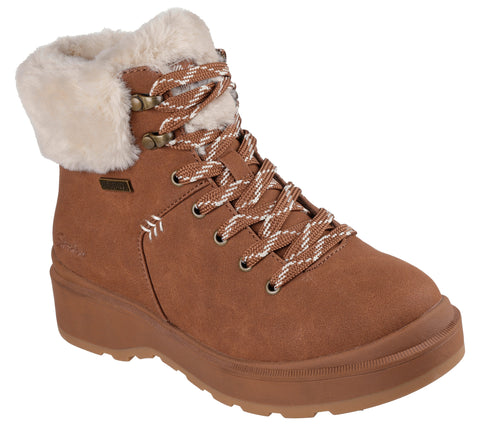 Skechers 168087/CSNT Chestnut Park City Womens Casual Comfort Lace Up Boots