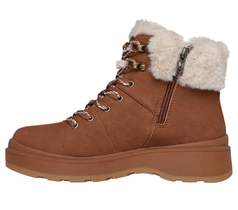 Skechers 168087/CSNT Chestnut Park City Womens Casual Comfort Lace Up Boots