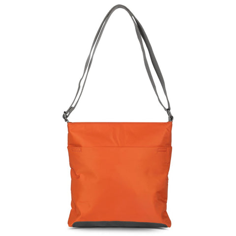 Roka Kennington B Medium Burnt Orange Recycled Nylon Cross Body Bag