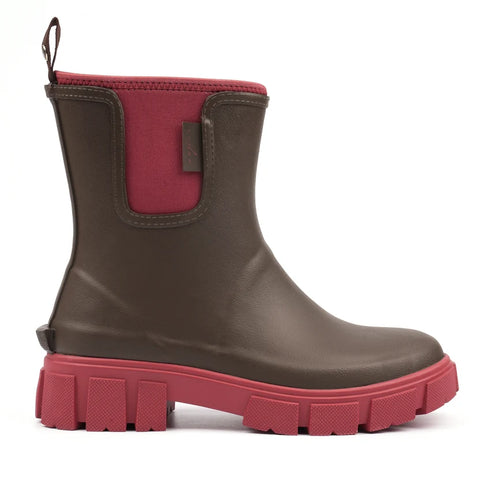 Lunar Rapid Brown Womens Ankle Wellington Boots