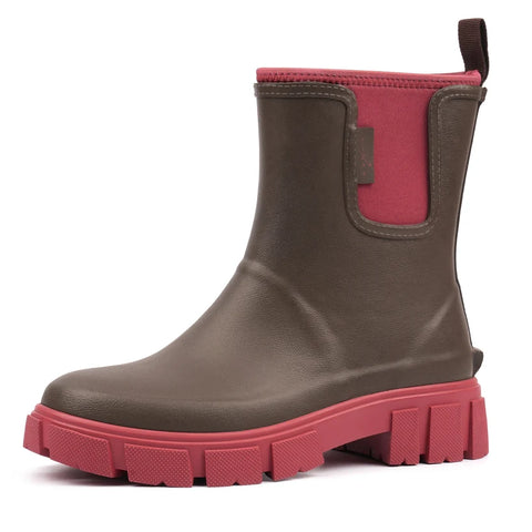 Lunar Rapid Brown Womens Ankle Wellington Boots