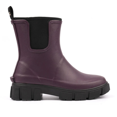 Lunar Lake Plum Womens Ankle Wellington Boots