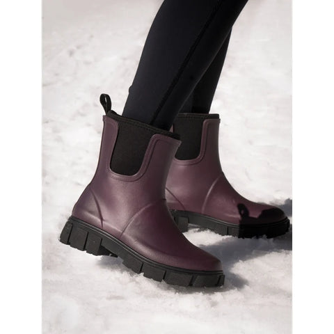 Lunar Lake Plum Womens Ankle Wellington Boots
