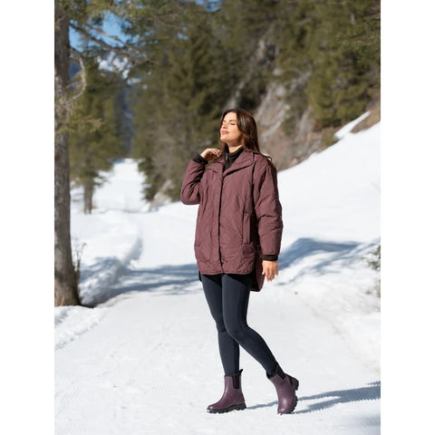 Lunar Lake Plum Womens Ankle Wellington Boots