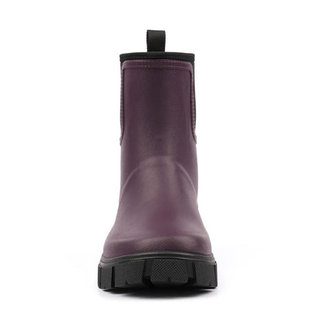 Lunar Lake Plum Womens Ankle Wellington Boots