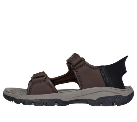 Skechers Slip Ins 205289/CHOC Chocolate Relaxed Fit Tresmen Reece Mens Casual Comfort Hands Free Slip On Sandals