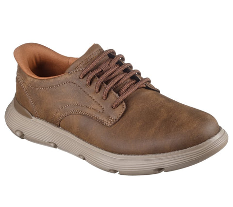 Skechers Slip Ins 205353/TPE Taupe Garza Duran Mens Casual Comfort Hands Free Slip On Shoes