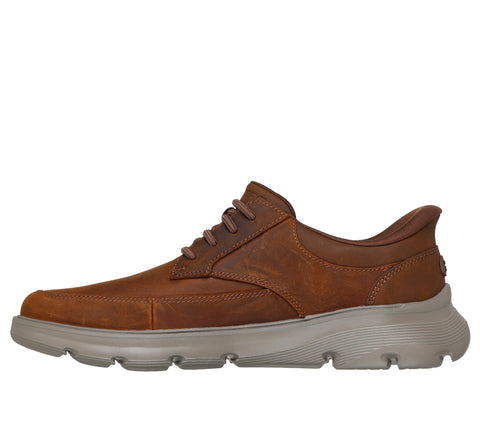 Skechers Slip Ins 205517/CDB Brown Arch Fit Garza - Rowan Mens Casual Comfort Hands Free Slip On Shoes