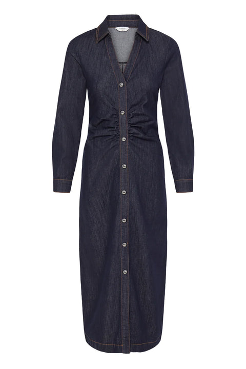 B.YOUNG Womens 20819300 BYKANEA Dark Denim Dress