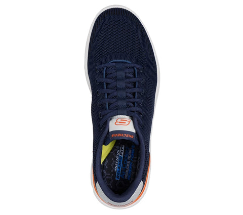 Skechers 210793/NVY Navy Relaxed Fit: Corliss - Dorset Mens Relaxed Fit Slip On Trainers