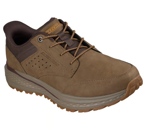 Skechers Slip - Ins 211448/LTBR Light Brown Slade Ultra - Ronan Mens Relaxed Fit Casual Comfort Hands Free Slip On Shoes