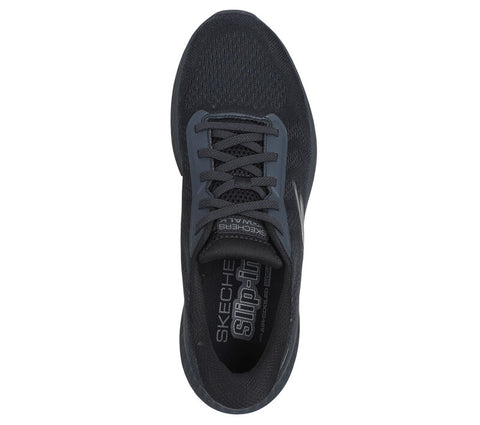 Skechers Slip Ins 216375/BBK Black Go Walk Now Payton Mens Casual Comfort Hands Free Slip On Trainers