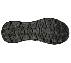 Skechers 216486/BBK Black Mens Go Walk Flex- Remark Casual Comfort Slip On Elastic Lace Trainers