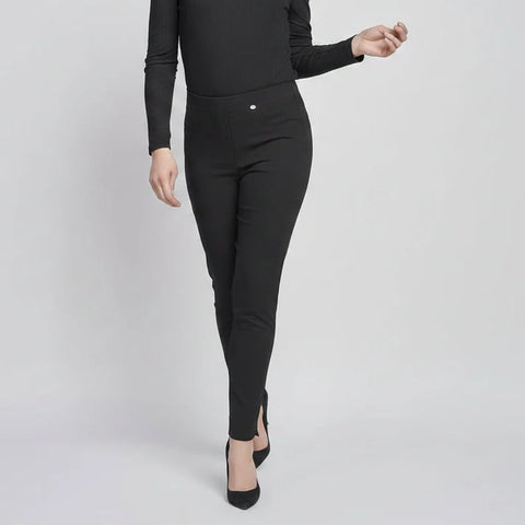Pinns 226T Daisy Black Regular Bengaline Trousers with Back Pockets