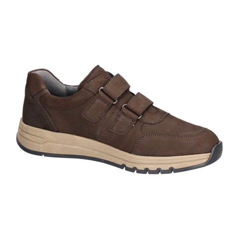 Waldlaufer 952302 182 031 H-Anton Elefant ebony Mens H Fitting Lace Up Zip Up Shoes