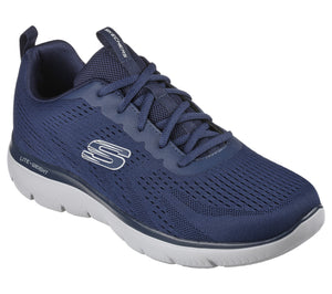 Skechers 232395/NVGY Mens Navy/Grey Summits - Torre Lace Up Trainers