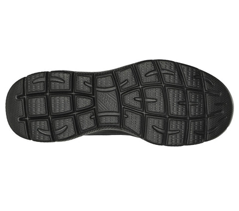 Skechers Slip Ins 232457/BBK Black Mens Casual Comfort Hands Free Slip On Elastic Lace Trainers