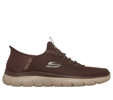 Skechers Slip - Ins 232457/CHOC Chocolate Summits High Range Mens Casual Comfort Hands Free Slip On Shoes