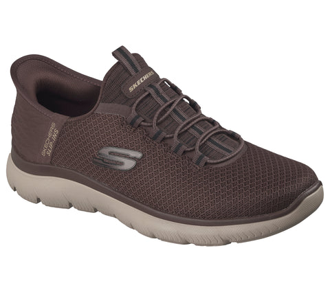 Skechers Slip - Ins 232457/CHOC Chocolate Summits High Range Mens Casual Comfort Hands Free Slip On Shoes