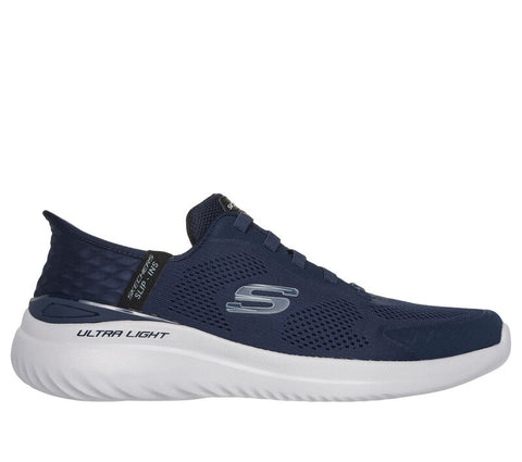 Skechers Slip - Ins 232459/NVY Navy Bounder 2.0 Emerged Mens Casual Comfort Hands Free Slip On Trainers
