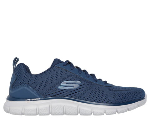 Skechers 232758/BLU Blue Track - Leshur Mens Casual Comfort Lace Up Trainers