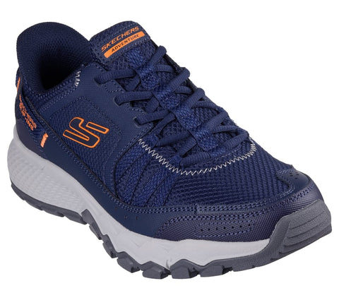 Skechers Slip Ins 237634/NVOR Navy Orange Dynamite AT - Escapar Mens Casual Comfort Hands Free Slip On Shoes