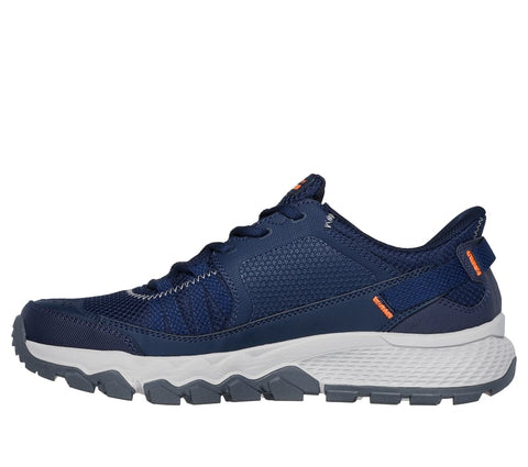 Skechers Slip Ins 237634/NVOR Navy Orange Dynamite AT - Escapar Mens Casual Comfort Hands Free Slip On Shoes