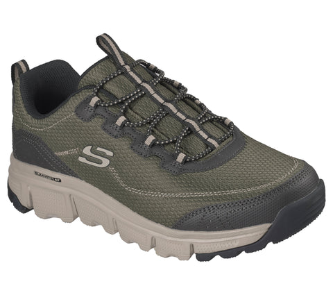 Skechers 237704/OLV Olive Summits AT - Triple Bridges Mens Casual Comfort Stretch Laces Slip On Trainers