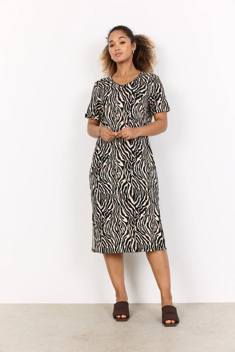 Soya Concept SC-Lenise 6 Dress Black Combi