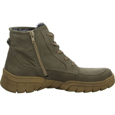 Waldlaufer 904801 165 093 H-Lumi Bear Storm Womens H Fitting Suede Lace Up Casual Boots