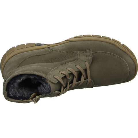 Waldlaufer 904801 165 093 H-Lumi Bear Storm Womens H Fitting Suede Lace Up Casual Boots