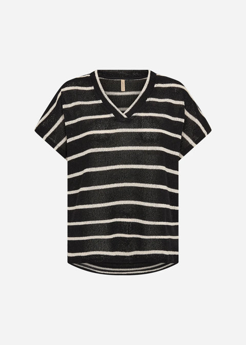 Soya Concept SC-Sahar 1 T Shirt Black Combi