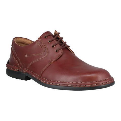 Josef Seibel Vigo 13 Brandy Mens Lace Up Smart Leather Shoes